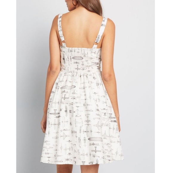 ModCloth airplane helicopter dress NWOT - Picture 2 of 7